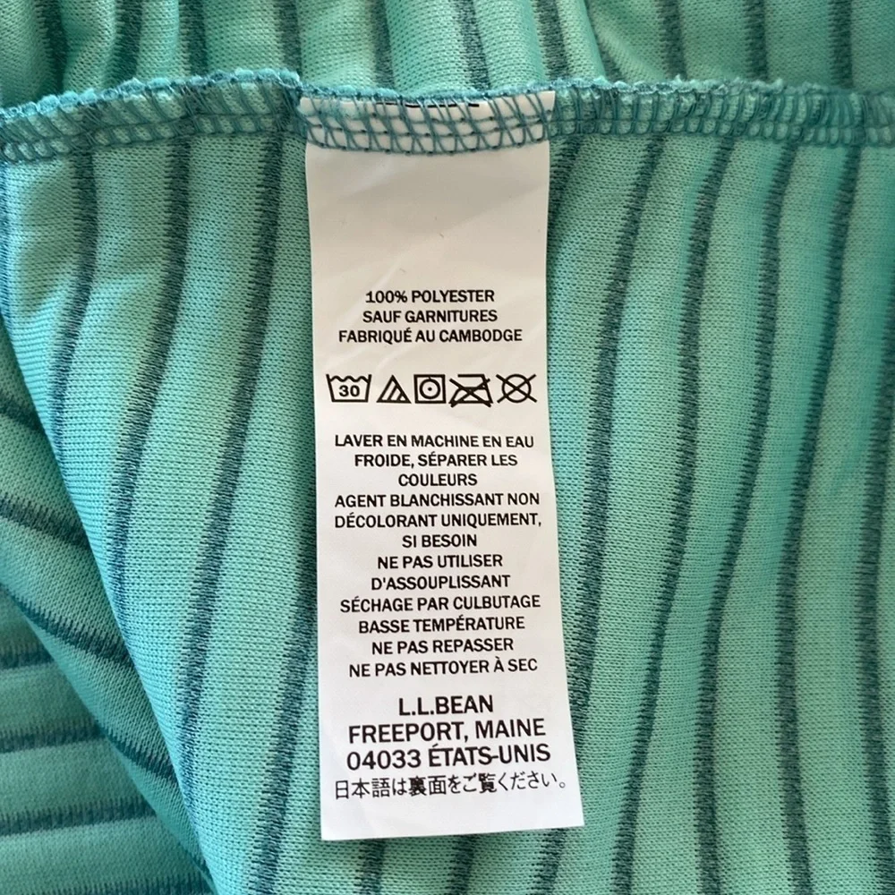 L.L Bean Women's Teal Airlight Knit Pullover Shacket. - Picture 11 of 12